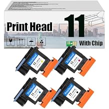 11 C4811A C4812A C4813A C4810A Print Head Printhead, Compatible for HP Business Inkjet 1000 1200 2280 2300 2600 DesignJet 20PS 50PS 70 100Plus 110Plus 111 120 120NR 500 500ps Print Combo Pack