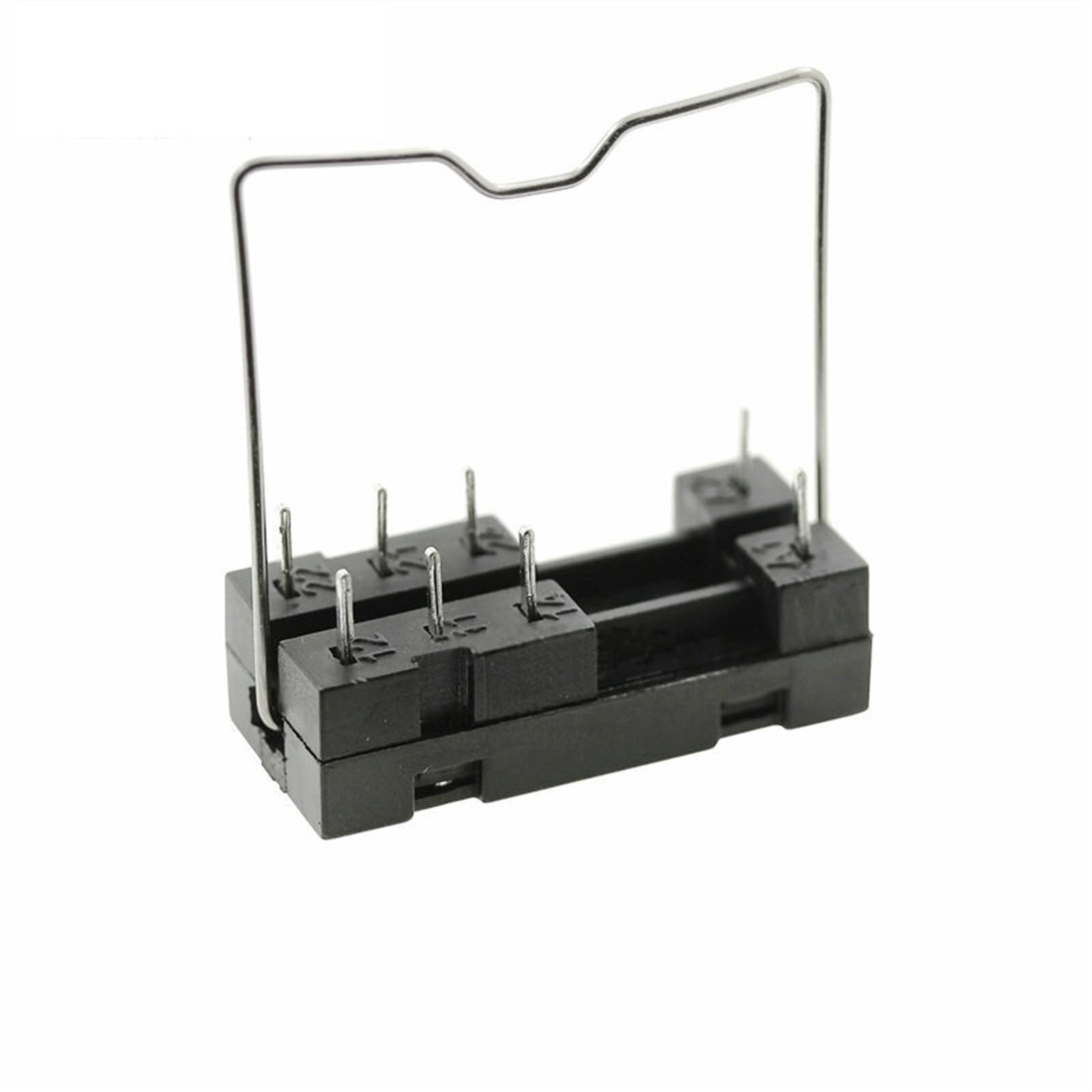 10 Uds relé PCB enchufe 14F-2Z-A2 14F-2Z-A1 for G2R-1 G2R-2 G2R-1-E RT424024 HF115F 5PIN o 8PIN zócalo de relé (Size : 14F-1Z-A2 5PIN 25MM)