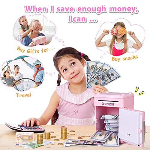Magibx Kids Piggy Bank For Girls - Toys For 5 6 7 8 9 10 Year Old Girl Birthday Gifts thumb #1