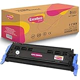 🧡 INCLUIDO: 1 CYAN Excellent Print Q6000A Q6001A Q6003A Q6002A 124A CRG-707 Compatible Cartucho de Toner para HP Colour Laserjet 1600 2600 2600n 2605dn