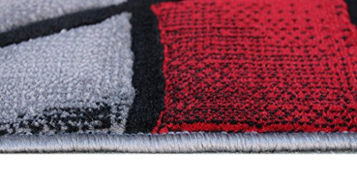 Masada Rugs Tapete 8 Feet x 10 Feet Rojo Gris Negro miniatura 5