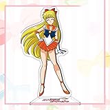 美少女戦士 セーラームーン アクリルスタンド アクスタ 月野 うさぎ 水野亜美 火野レイ 木野まこと 萌え グッズ フィギュア カワイイ アクセサリー 飾り物 台座 贈り物 (16) [並行輸入品]