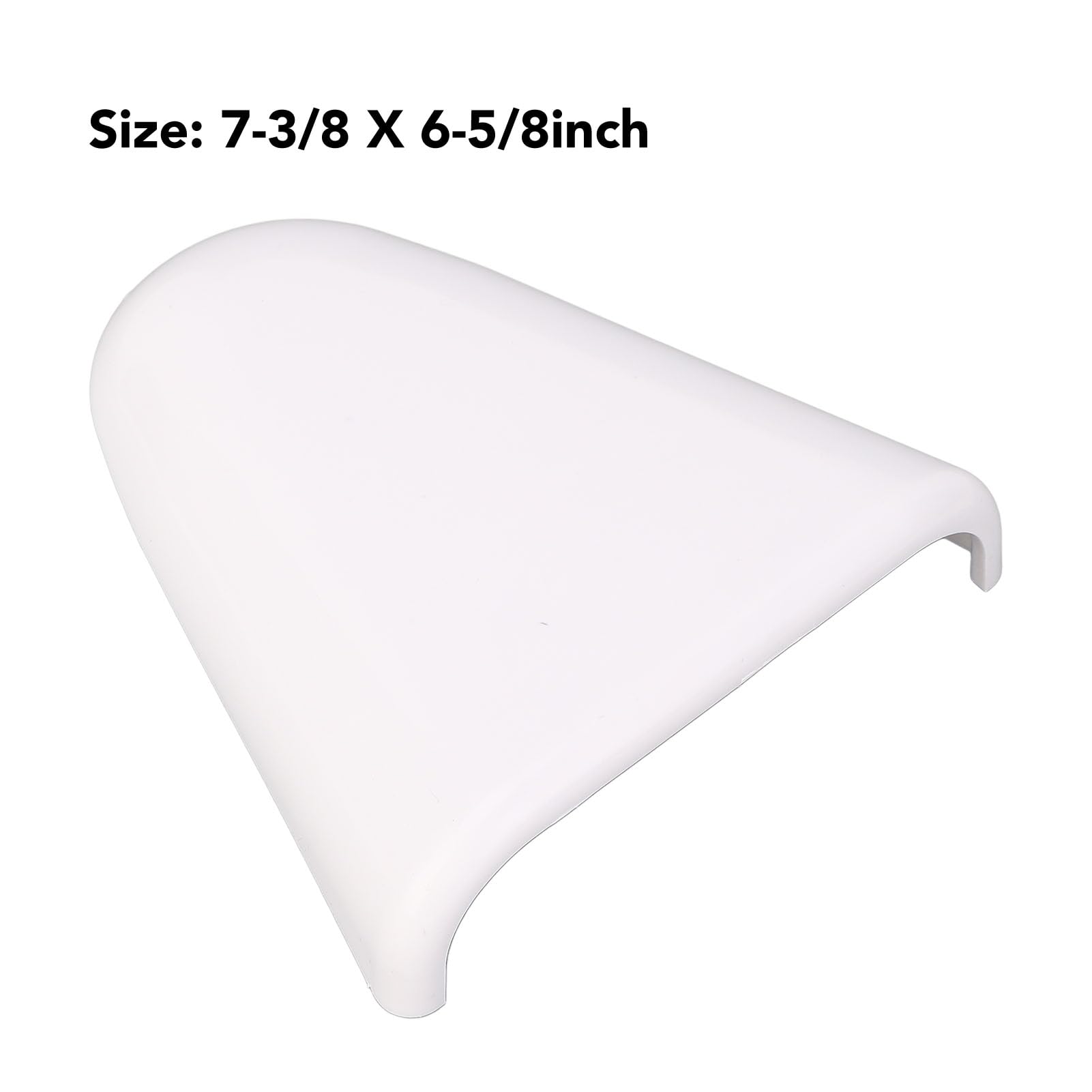 Lybunair 957175 Clam Shell Vent, Marine Boat Hull Side Ventilation Cover Replacement for Boats (7?3/8 X 6?5/8inch)