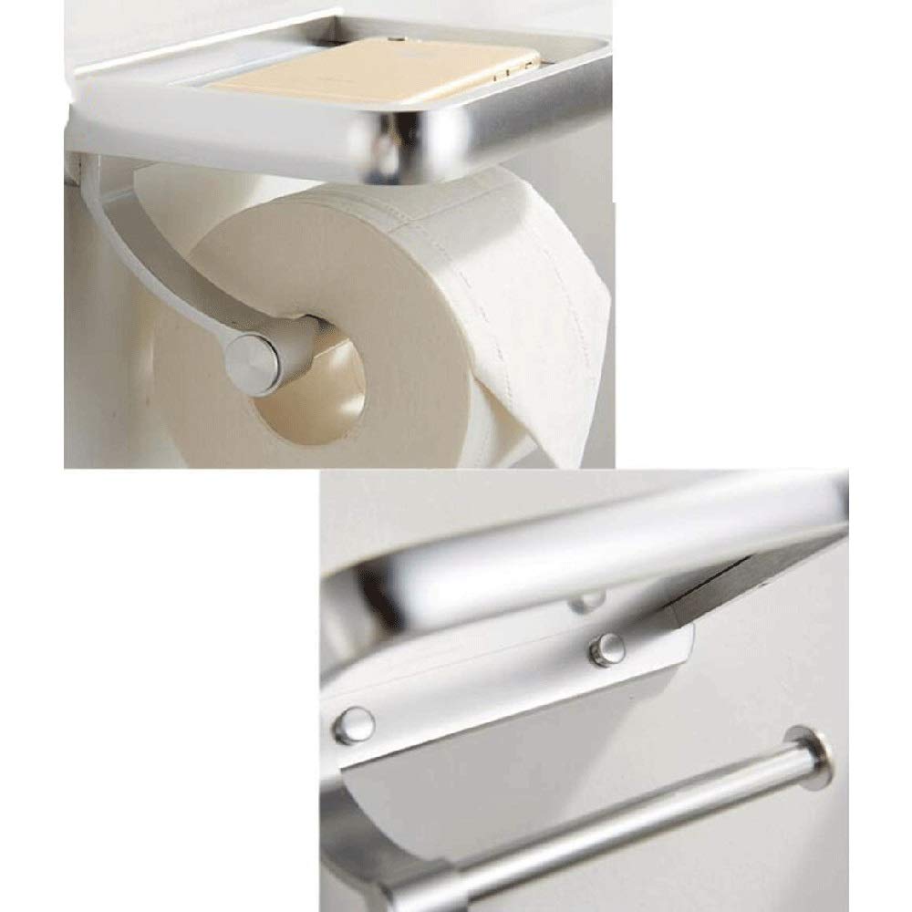 Porta carta igienica Porta carta igienica Porta rotolo di carta igienica Porta asciugamani di carta Telefono cellulare Mensole multifunzione da bagno Scatola di carta igienica Ferramenta for il bagno