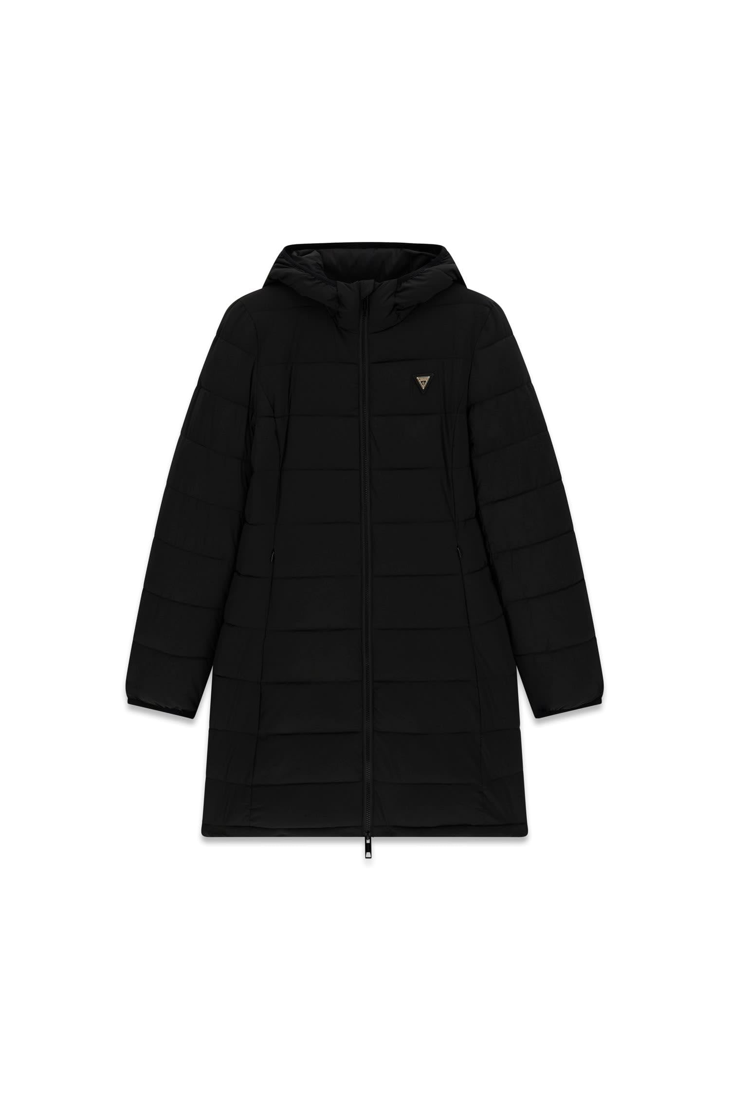 GUESS New Aleta Long Puffer Jacket Chaqueta larga acolchada ALETA Mujer (Pack de 1)