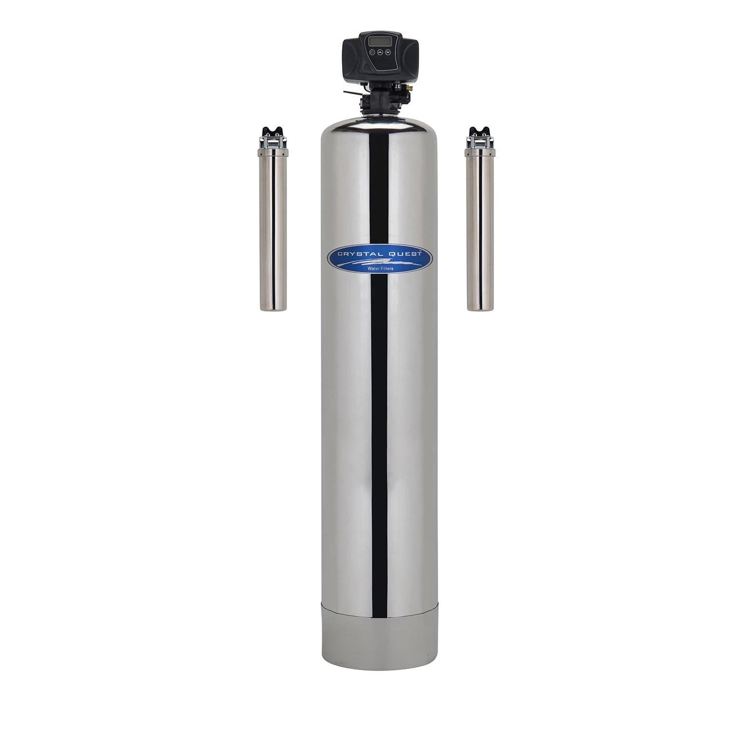 Smart Whole House Water Filter 9-13 GPM Stainless Steel Tank Filters 1 500 000 Gallons Crystal Quest
