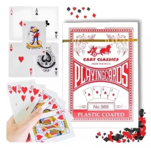 2 oder 12 Poker-Karten, Ramino, französische Karte, Maßstab 40, Machiavelli, Texas Holdem Poker, Canasta, Blackjack, Burraco, Pinnacolo N988 Classic (2) – Bild 6