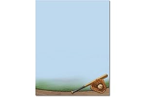 Baseball Stationary Paper