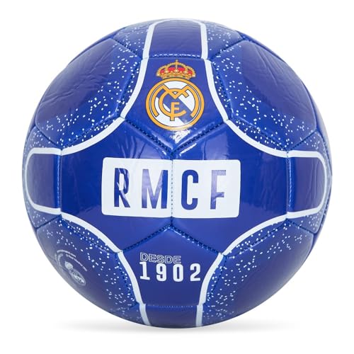 Genérico Balón Madrid Azul Talla 5 tamaño Similar al reglamentario Producto Oficial