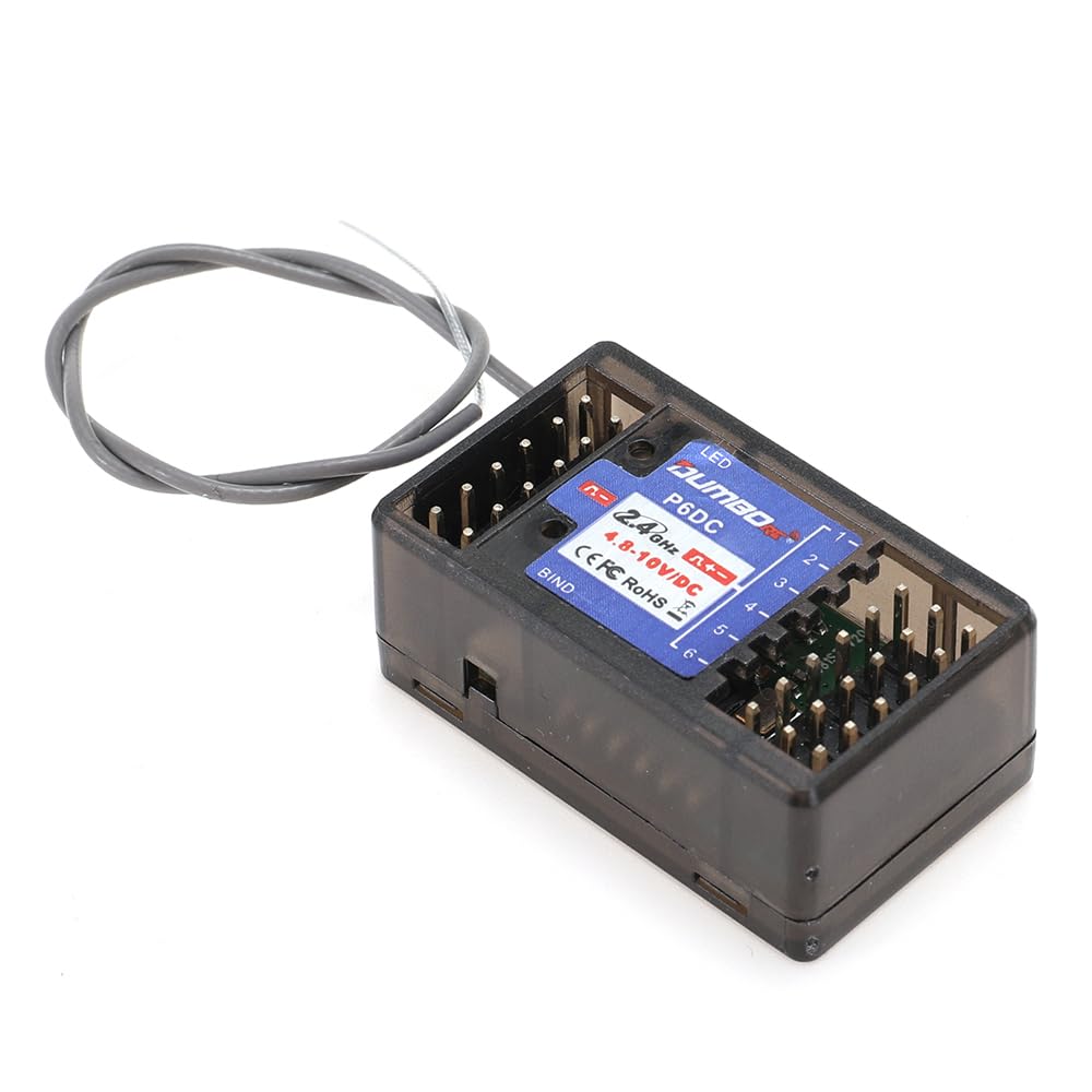 Amazon.com: DUMBORC P6DC RC Receiver with Linkage Simulation Light
