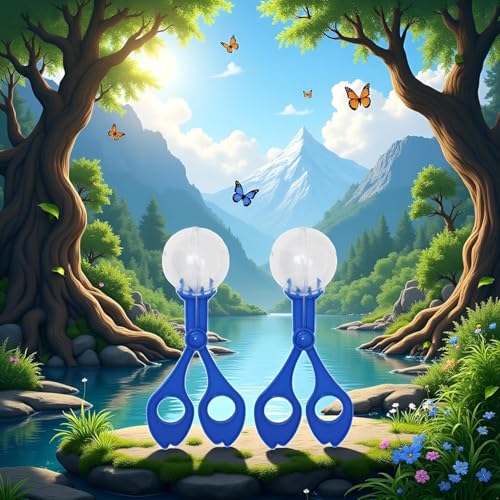 2er-Pack Naturforschungswerkzeuge – ergonomische Schaufeln und Klemmen für Feldforschung und Outdoor-Aktivitäten, langlebiges Kunststoffdesign mit rutschfestem Griff