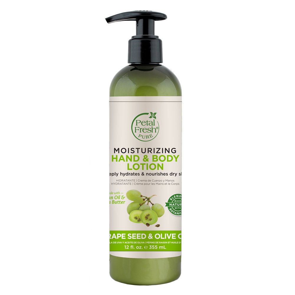 Petal Fresh Üzüm Çekirdeği & Zeytinyağı Özlü Nemlendirici El ve Vücut Losyonu, 355 ml