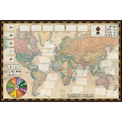 Crossing Oceans juego de mesa de estrategia económica miniatura 6