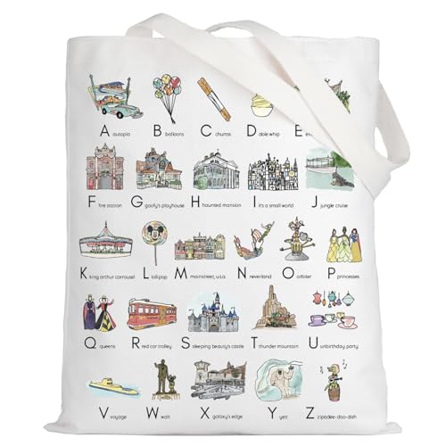 Bolsa Magic Kingdom Park Alphabet Tote miniatura 1