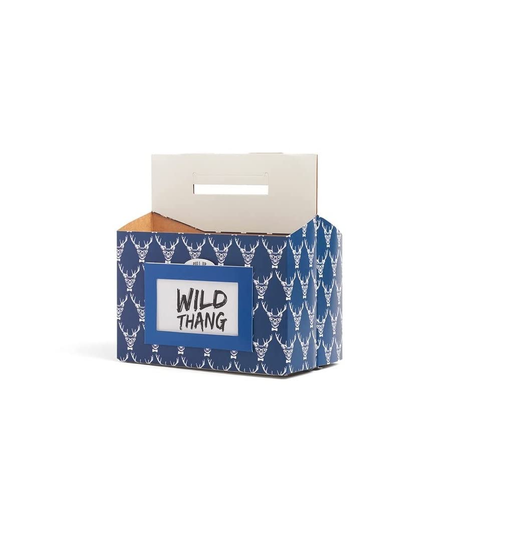 nod products Wild Thang! Craft Beer Carrier with Attached Bottle Opener and Gift Tag in Pocket