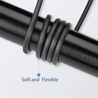 Vista 6 de QCEs Cable de enlace de 16 pies (16.4 ft) compatible con cable Meta/Oculus Quest Link, cable de auriculares USB C a USB C VR con carga rápida