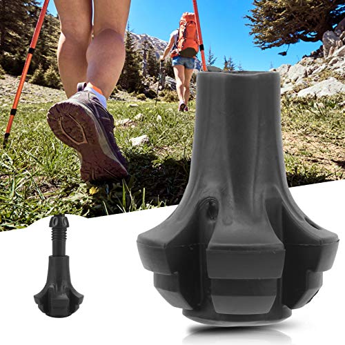 Alpenstocks Foot Cover, Trekking Pole Tip Cover, 5Pcs Stick Tip Protection Set 55mm 172g TPR Elastomer for Trekking