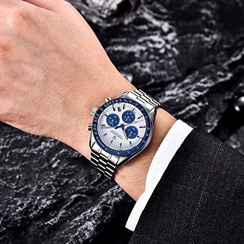 Image of LACZ DENTON Pagani Design PD1701V3 Men's Watches Quartz Men Chronograph Stainless Steel Sports Watches for Mens Waterproof Watches Japan VK63 Movement