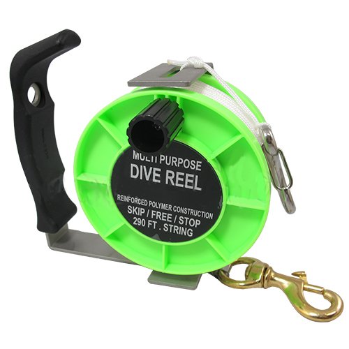 Scuba ChoiceScuba Choice Scuba Diving Stainless Steel Heavy Duty Multi-Purpose Dive Reel, 290'