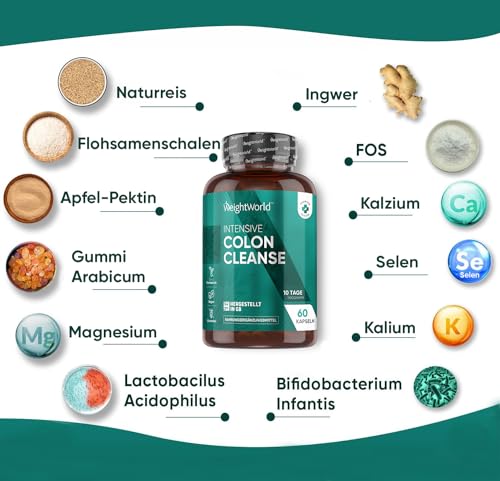Darmreiniger Colon Cleanse Kapseln von WeightWorld