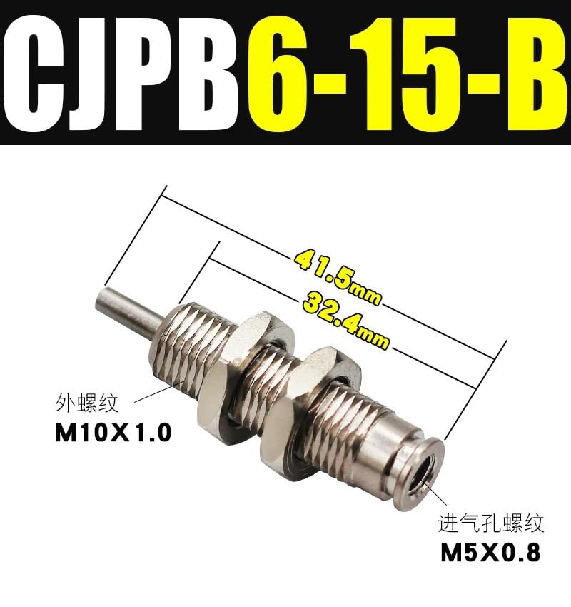 Cilindro neumático de simple efecto CJPB y minicilindros de pasador CDJPB10 y CDJPB6 2