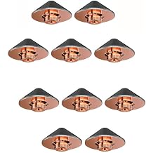 10 pieces D28/D32 Laser Cutting Nozzle High Speed Double Layer Nozzle Fiber Laser Cutting Head Chrome-plated double-layer laser nozzle D28H15 Hole diameter 1.0mm