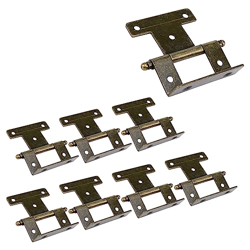 Mcredy Cerniera a incasso, spessore 22 mm, non autobloccante, cerniera per porte, mobili, ante, confezione da 8