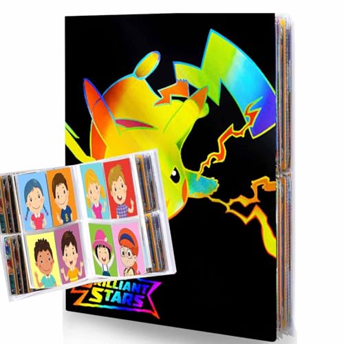 Album de collection 4 pochettes - Album pour 240 cartes à collectionner - Porte-cartes - Classeur - 30 pages - Cartes à collectionner - STA2