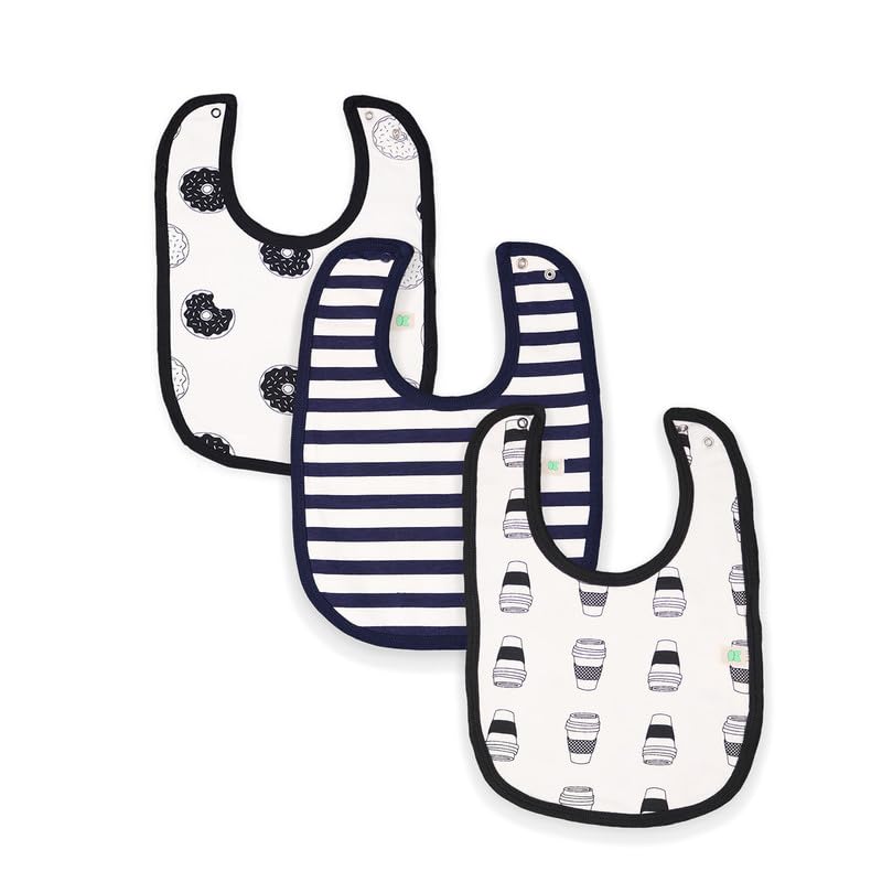 Kidbea100% Organic Cotton Feeding Infants and Toddlers baby Apron Ultra-Soft Infant Apron Unisex Reusable Bibs