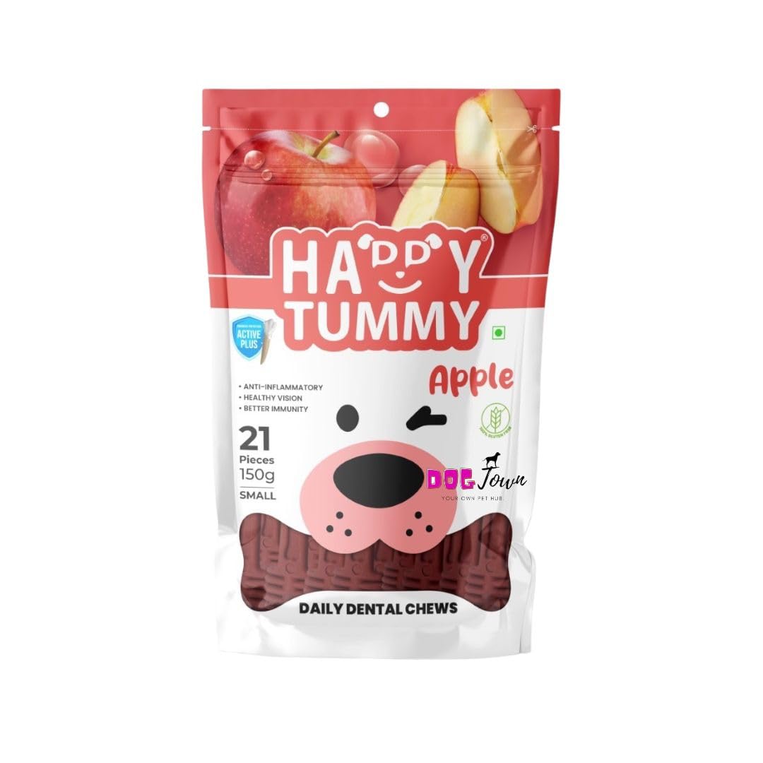 See full amazon price history chart for DOGTOWN Happy Tummy Dental Chews for Dogs - 150g (21 Pieces) | Apple Flavoured Chewy Treats for Pets | for Healthy Vision, Skin and Coat of Your Furry Friend | Pack of 8 DOGTOWN Happy Tummy Dental Chews for Dogs - 150g (21 Pieces) | Apple Flavoured Chewy Treats for Pets | for Healthy Vision, Skin and Coat of Your Furry Friend | Pack of 8 (B0CWGYFYHL) Amazon Price History, Amazon Price Tracker