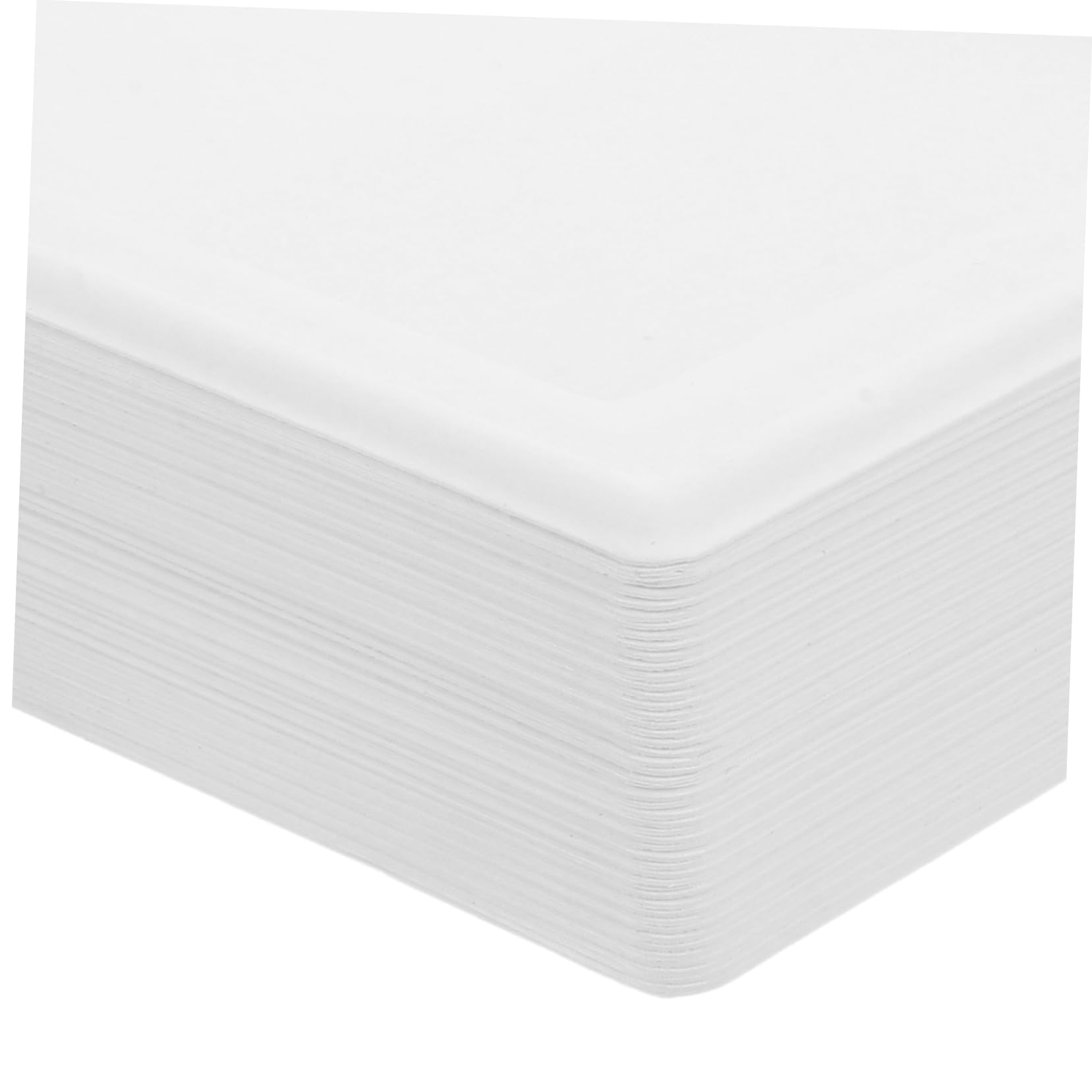 Platos de Papel Desechables 50 Piezas, Blanco, 8 Pulgadas