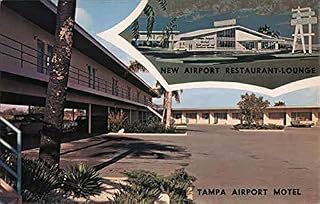 Tampa Airport Motel Tampa, Florida FL Original Vintage Postcard
