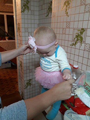 Muyan Girls Cotton Tulle Ruffle With Bow Baby, Pink, Size Small (0-3 Months) #TOP6