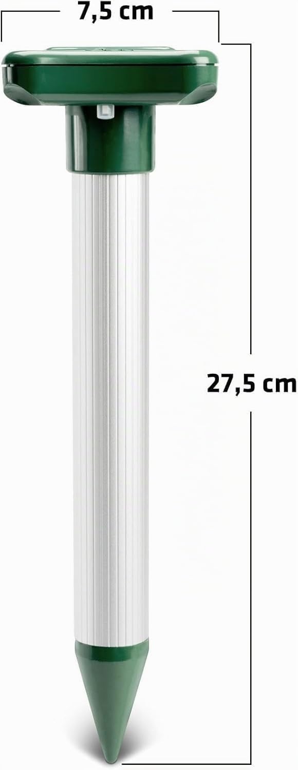 Gardigo® Ameisen Antiformiche a Energia Solare con Vibrazione | Dispositivo Repellente Formiche | 600 Hz - Copertura 700 m²