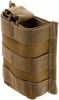 MiOYOOW Molle Radio Pouch, Portable Walkie Talkie Holster Radios Holder for Outdoor Hunting Camping Hiking Fishing