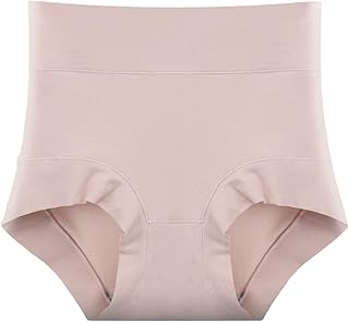 Calzoncillos para mujer, cintura alta, control de abdomen, sin costuras, color sólido, elástico, transpirable, levantamiento de glúteos, antiséptico, ropa interior para mujer