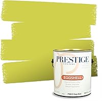 Vista 169 de PRESTIGE Pinturas de pintura exterior e imprimación en uno, 1 galón, plano, combinación comparable de Benjamin Moore* Manzanilla*