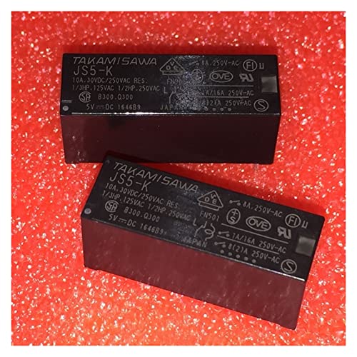 Relais de puissance JS12-K 12V évite les pannes de commutation sur circuit DIP-5 8A