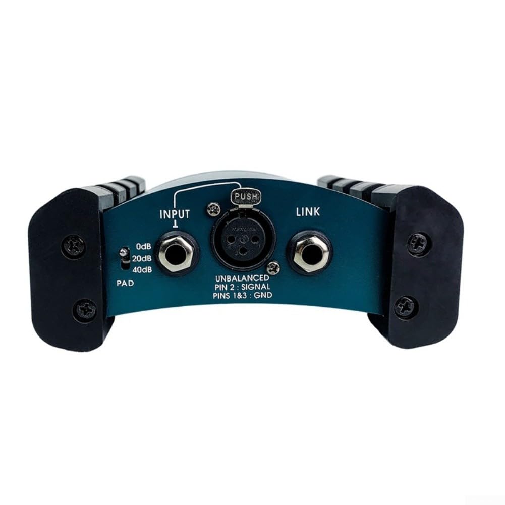 Audio Active DI Box professionnel, éliminateur de bourdonnement audio, convertisseur d'impédance pour supérieur, interface audio de guitare pour studio à domicile, production musicale