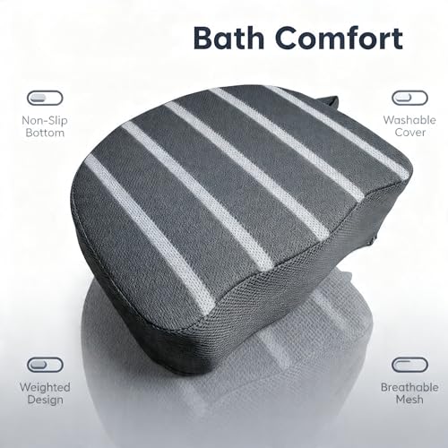 Podwyższenie siedziska z hydromasażem, obciążona poduszka podwyższająca SPA z antypoślizgowym dnem w mikrokropki, 38 x 30 x 12 x 13 cm, nadaje się do prania, siedzisko podwyższające 3D, do użytku