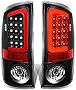 DNA MOTORING TL-DRAM07-LED-RD3D-BK-CL LED 3D Tail Light Assembly Driver & Passenger Side [Compatible with 07-08 Ram 1500 2500 3500]