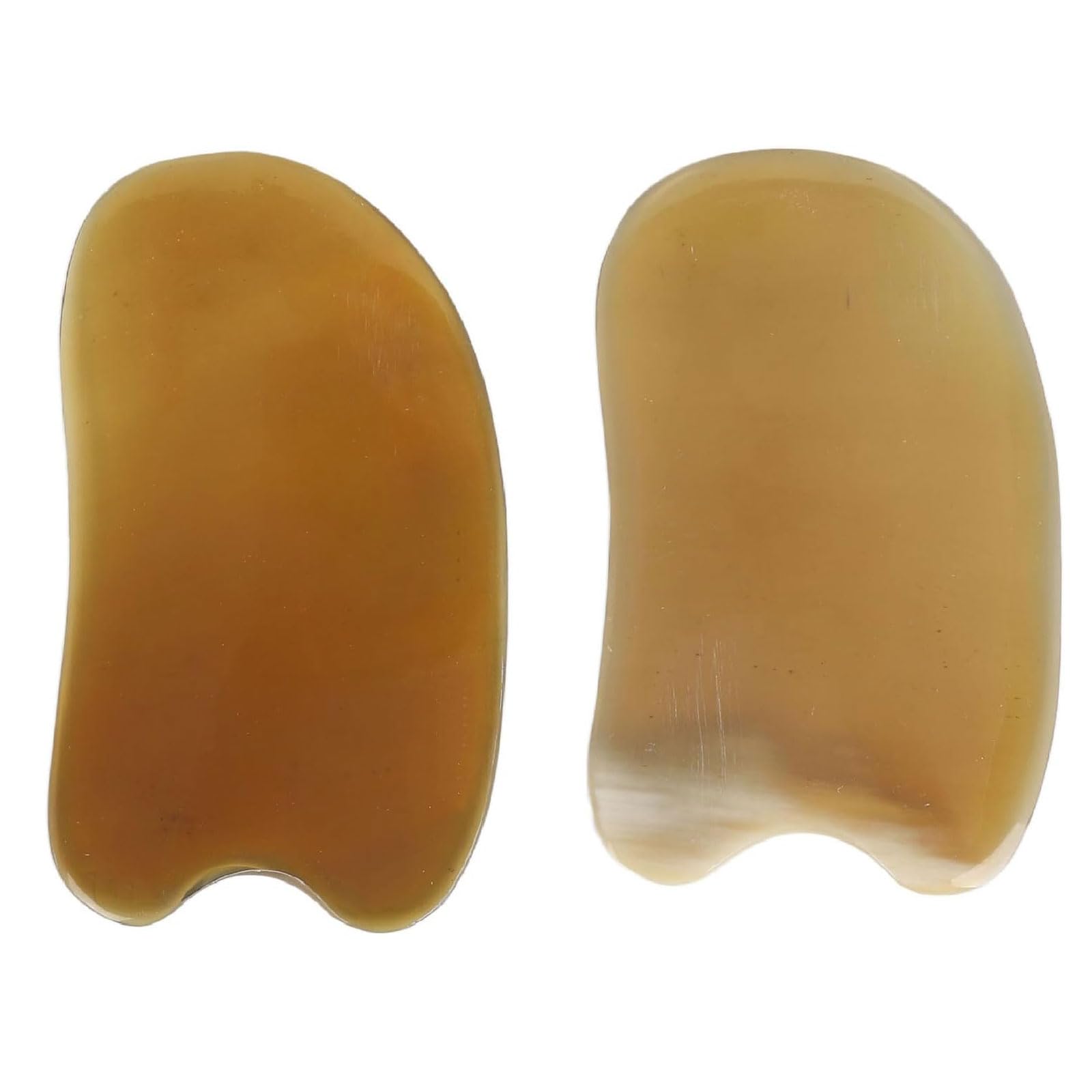 Junta Gua Sha Juego de 2 Cuernos Artificiales Gua Sha, Tablero Facial Gua Sha, Herramienta de Masaje Corporal Gua Sha, Herramienta para el Cuidado de la Piel Facial SPA Herramientas Gua Sha