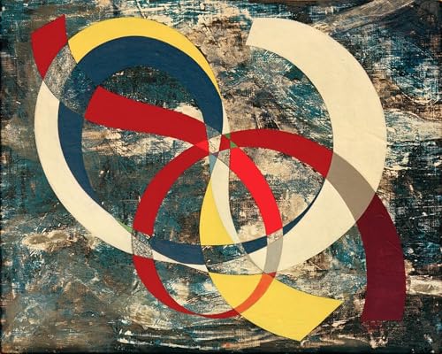 Pintura murales decor de Sophie Taeuber Arp en lienzo texturizado de alta fidelidad
