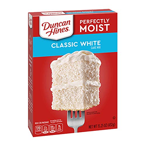 Duncan Hines Classic Cake Mix, White, 15.25 Oz #TOP13