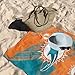 Northwest Miami Dolphins NFL Distorter Micro Fiber Beach Towel 40 x 72 Inches
