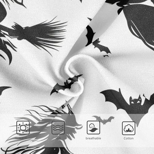 Toddlers Underwear Floral 2t Cotton Panties Little Girl Stylish Kids Undies Briefs Witch Broomstick Halloween3