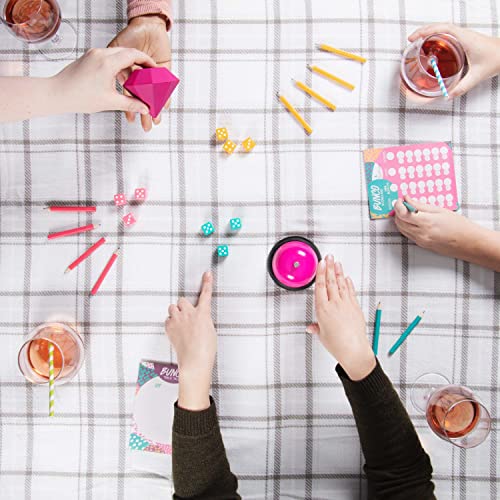 Bunco: A Very Social Game - 12-Player Party Dice Game Includes Dice, Scorecards, Pencils, Bell, & Squishy Traveling Jewel - Family Game Night Board Games, Party Supplies, & Fun Activities #TOP3