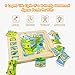 Wooden Puzzles for Kids Age 4-8, 5 Layers Life Cycle of a Frog Montessori Jigsaw Puzzle for Kids, Children Preschool Learning Educational Puzzles Toys for Boys and Girls