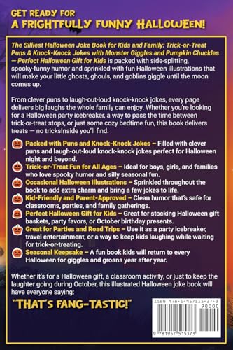 The Silliest Halloween Joke Book for Kids and Family: Trick-or-Treat Your Funny Bone with Puns, Knock-Knock Jokes, Monster Giggles & Pumpkin Chuckles: ... Gift for Kids (Halloween Books for Kids) image 4