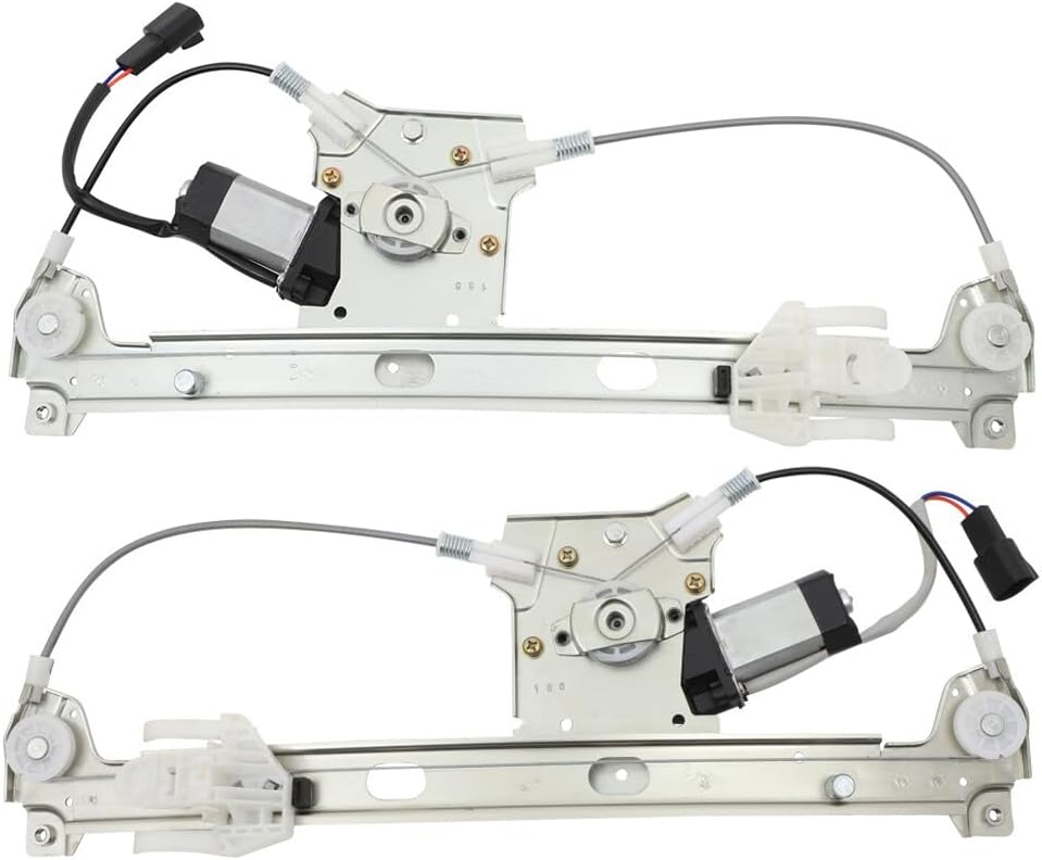 ECCPP Rear Left,Rear Right Power Window Regulator W/Motor Assembly Replacement 741-382,741-383 Fits for 2008-2009 for Buick Allure,2005-2009 for Buick LaCrosse